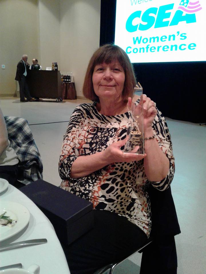 Erie County Local 815 President Denise Szymura Is The 2017 Recipient Of The ‘Prestigious’ CSEA Statewide Irene Carr Leadership Award 
